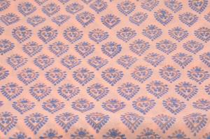 Tissu en pur coton 100% avec motif floral imprimé de blocs de main indiens pour la décoration intérieure Robe pour femme disponible dans les tailles de cour - Product Image 4