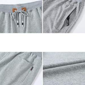 Pantalones cortos deportivos informales para hombre de verano 2025, algodón 100%, de secado rápido y transpirables para correr y hacer ejercicio, servicio OEM - Product Image 3