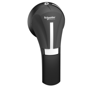 Per interruttori rotativi esterni a 3 posizioni SCHNEIDER ELECTRIC GS2AHT530 TeSys con maniglia nera, montaggio frontale, IP65, testati GS I-O - Product Image 1