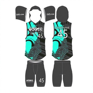 Plus Size Breathable Anti Quick Dry 7v7 Sports Wear Football Club Uniforms Kit Men Letter Sublimated 100% <b>Polyester</b> Sleeveless - Product Image 1