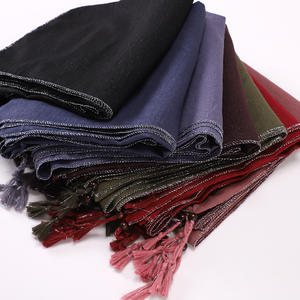 Hijabs islamiques brillants couleurs unies fil flammé gland femmes Kashka écharpe nouveau prêt à s'adapter Hijab pour femmes d'âge <span class=keywords><strong>moyen</strong></span> - Product Image 1