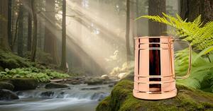 Handmade 100% Pure Copper Moscow Mule Copper <b>for</b> Mugs 20 Oz Tankard with Brass Handle Gift <b>Cup</b> Design - Product Image 4