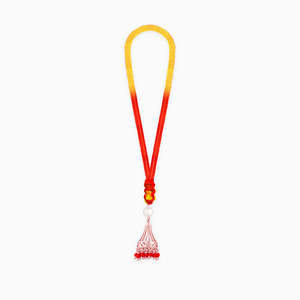 Collier Jhumka Rakhi en or rose avec décorations perlées, conçu pour l'élégance ethnique - Product Image 2