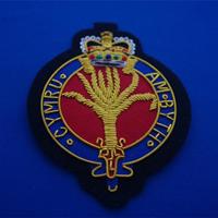 C'est un insigne brodé représentant l'emblème des Gardes du Froid, l'un des régiments les plus anciens de l'armée britannique.