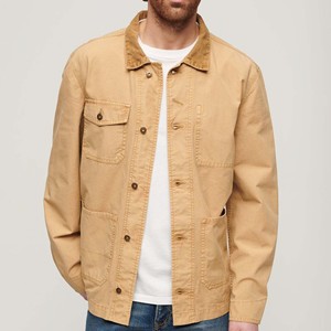 Veste bomber de travail pour homme en polyester/coton de haute qualité, design personnalisé OEM, poids lourd, fermeture éclair, style streetwear, protection contre la pluie sur le devant - Product Image 1