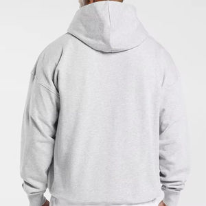 Sweat-shirts unisexes en coton et bambou surdimensionnés pour l'hiver, personnalisables, en molleton lourd de 480 g, avec logo imprimé, sweat-shirts basiques en coton mélangé - Product Image 2