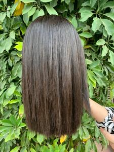 Raide 5x5 fermeture perruque HD dentelle femmes vietnamiennes cheveux Double tissage extensions NON REMY Cloudyhair Collection expédition rapide - Product Image 6