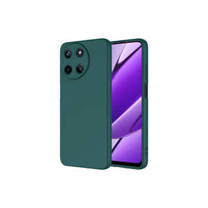 Coque de protection en silicone TPU vert foncé de qualité supérieure JoieCreatif Mara Launch Edition avec finition électrolytique pour Realme 11 4G - Product Image 1