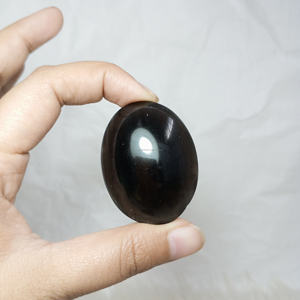 Venta al por mayor Natural Agnimanitite Palma piedra piedras preciosas artesanías de alta calidad cristal para curar pulido 45x35x15mm - Product Image 5