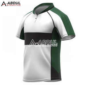 Uniforme de rugby moderne pour hommes, maillot à manches courtes et short, en polyester durable, pour les entraînements et les matchs - Product Image 4