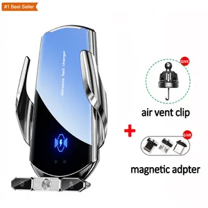 Jumon 15W Car Wireless Ladegerät Magnetische Schnell ladestation Air Vent Touch Button Auto Handy halter Für Android