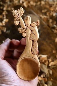 ช้อนไม้สำหรับทำอาหารช้อนไม้อะคาเซียช้อนแข็งสำหรับทำอาหารทำจากไม้ธรรมชาติแกะสลักโลโก้ได้ตามต้องการ - Product Image 2