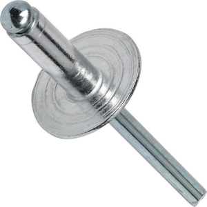 Rivets aveugles à tête ronde ouverte en aluminium et acier 5_32 1_8 3_16 - Product Image 1