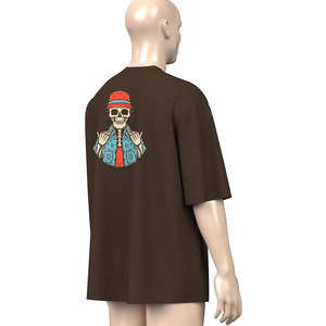 เสื้อยืดผู้ชายดีไซน์ล่าสุด สไตล์ใหม่ล่าสุด แขนสั้น เสื้อยืดผู้ชาย รับสกรีนโลโก้ ผ้าฝ้าย ยืดหยุ่น เหมาะสำหรับออกกำลังกาย - Product Image 5