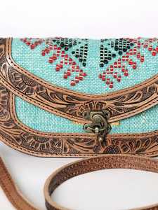 Manta de sillín de calidad superior superventas, bolso tejido occidental con eslinga mecanizada, Fabricante Mayorista indio - Product Image 3