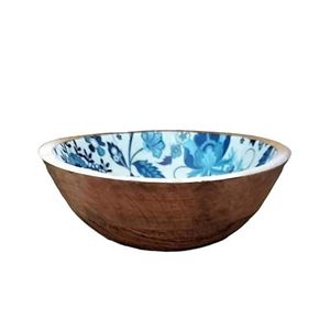 Bol en bois jetable fabriqué à la main de qualité supérieure avec finition imprimée artistique pour collations, fruits, aliments secs ou décoration intérieure - Product Image 6