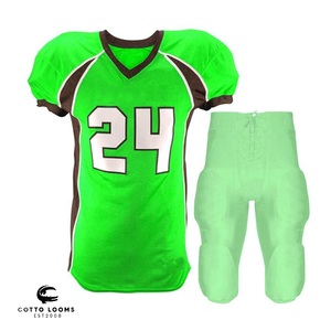 Camiseta y uniforme de fútbol americano OEM profesional, diseño personalizado, malla transpirable duradera, fabricante de ropa de equipo flexible global - Product Image 1
