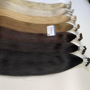 Extensiones de Cabello Humano de la Mejor Calidad al por Mayor, Cabello Trenzado a Granel, Color Rubio, Cabello Humano Vietnamita Virgen en Paquetes - Product Image 1