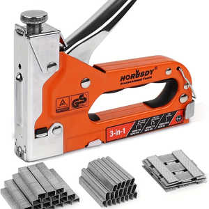 HORUSDY Pistola de grapas manual 3 en 1 de alta resistencia, multifuncional, 3000 grapas, grapadora para tapicería y madera - Product Image 2