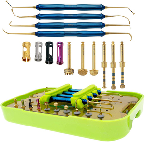 Lift Osteotomes <span class=keywords><strong>Kit</strong></span> Direct Uit Set Concave Tandheelkundige Implantaat Instrumenten Chirurgische Botvoorbereiding - Product Image 1