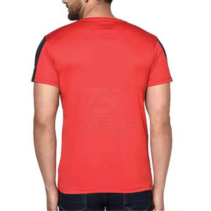 T-shirts de sport pour hommes, à manches courtes, coupe classique, 100% coton, impression personnalisée du logo, vêtements de sport, entraînement, fitness, best-seller - Product Image 6