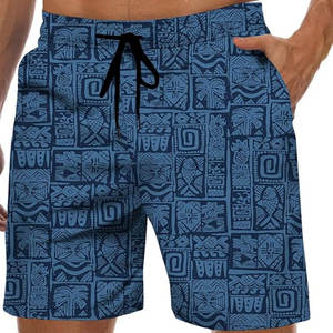 กางเกงว่ายน้ำขาสั้นผู้ชายขาสั้นทรงหลวมแห้งเร็วงานตามสั่งทำจากผ้าฝ้าย100% ลำลองใหม่ปี2025 - Product Image 1