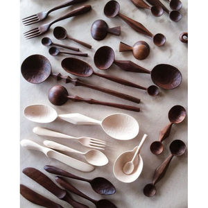 Juego de Cubiertos de Madera de Haya con Certificación FSC, Cubiertos Ecológicos y Sostenibles para Catering, Eventos, Bodas y Fiestas - Product Image 3