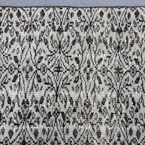 Tapis turc vintage, tapis de 3,7x9 pieds, tapis marocain gris - Product Image 5