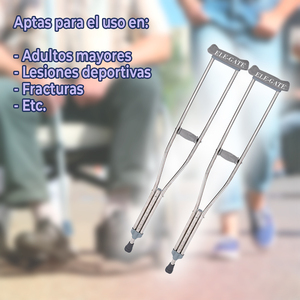 ไม้ค้ำยันอลูมิเนียมอัลลอยด์น้ำหนักเบา ปรับระดับได้ กันลื่น ขนาด 118-120 ซม. x 20 ซม. สำหรับอุปกรณ์ฟื้นฟูสมรรถภาพ - Product Image 5