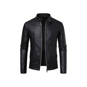 Veste en cuir usé pour motard, matériau de qualité supérieure, taille plus, pour hommes - Product Image 1
