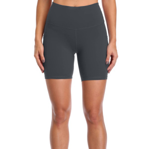 Shorts de sport pour femmes, taille haute, effet push-up, compression, séchage rapide, respirant, écologique, grandes tailles XXL, XXXL, 4XL - Product Image 5