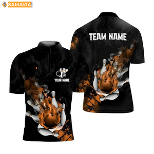 Uniformes de bolos SAMAVIA, camisetas sublimadas ligeras de ajuste personalizado de EE. UU. para clubes y ligas - Product Image 2