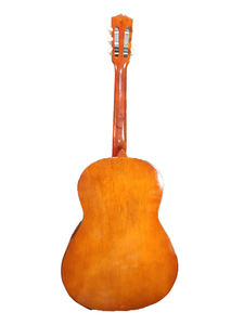 Guitare acoustique classique SOLOBEAT A76 HK 39 pouces, jaune, cordes en nylon, finition vernie/polie, corps en acajou, pour débutants - Product Image 4