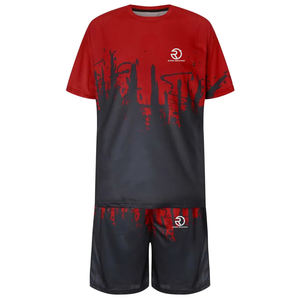 High Quality breathable Custom Made Logo and Design Printing Men's Summer Set New Arrival Casual Men Summer Set custom logo - Product Image 2
