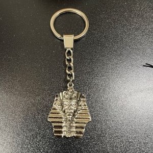 Pharaonic Shapes Silver Stainless Steel Handmade Nefertiti Key Chain <b>Novelty</b> <b>Gift</b> Idea - Product Image 2