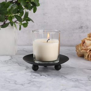 Soporte para hacer velas de lujo chapado en oro de alto acabado Venta caliente Mejor precio Acento para el hogar Decoración de la sala de estar Portavelas - Product Image 4