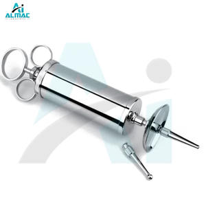 ALMAC Venta caliente Reiner Ear Syringe Juego completo con puntas Jeringa de limpieza de cera de oído de alta calidad Instrumentos quirúrgicos Ent - Product Image 2