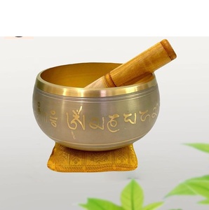 Bol chantant en métal Sculpture en laiton de Chine pour la relaxation et le soulagement du stress - Product Image 6