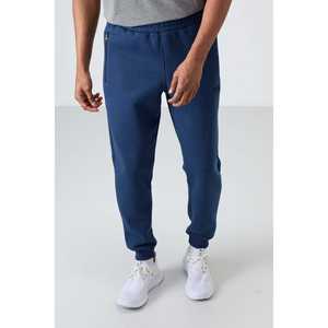 Pantalon de survêtement décontracté pour homme Cesar Indigo à taille élastique 84929 Style polaire avec poches - Product Image 5