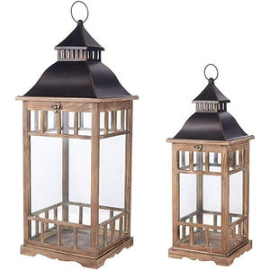 Maravilloso diseño de decoración del hogar, linterna colgante, linterna de madera de la mejor calidad con linterna colgante superior de Metal a buen precio - Product Image 5