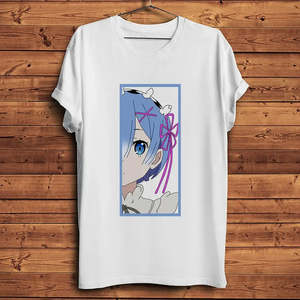Camiseta de Anime 100% Algodón, Life in Another World, Tela Jersey con Decoración de Logotipo con Impresión Digital - Product Image 5