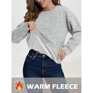 Pakistan Fabrication Solide Couleur Hoodies Pour Femme Sweats Logo Imprimé Personnalisé Femmes Hoodies Drop Shoulder Sweat - Product Image 3