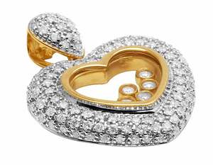 Tendance HipHop Style VVS Clarté VVS Moissanite Diamant Fine Jewelry Pendentif En Forme De Coeur Personnalisé Pour Hommes Femmes - Product Image 2