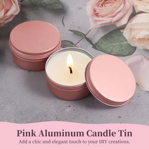 เหยือกเทียนกลมเคลือบผงพร้อมฝาปิดผลิตภัณฑ์ตกแต่งบ้านสมบูรณ์แบบเครื่องใช้บนโต๊ะอาหารสำหรับใช้ในห้องนั่งเล่นคาเฟ่ - Product Image 2