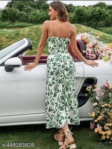 Fait à la main indien 100% coton robe imprimé fleuri élégant femmes fête porter doux élégant personnalisé mariée cadeau de mariage décontracté - Product Image 2