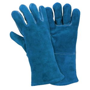 Guantes de soldadura de cuero de vaca resistente de alta calidad Guantes de protección personal para construcción de barbacoa Seguridad de abrasión - Product Image 4