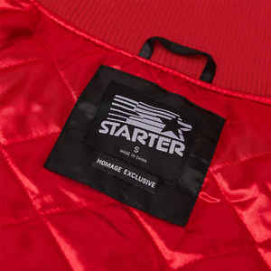 Veste en satin Starter 49ers Blackout personnalisée et élégante - Édition limitée Veste Starter 49ers Blackout Veste en satin - Product Image 2