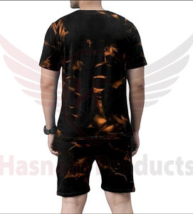 Ensemble de shorts en coton épais respirant de haute qualité pour garçons High Street Plus Size Ensembles pour hommes du Pakistan - Product Image 2