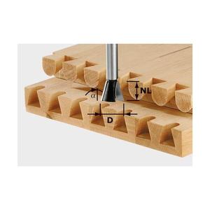 Festool S8 Dovetail Cutter Carbide Tipped <b>Router</b> <b>Bit</b> - Product Image 1