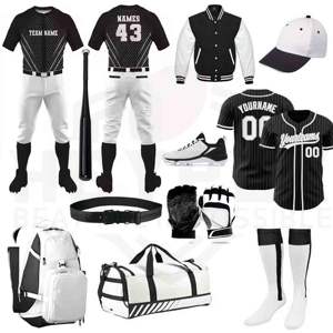 Conjuntos de Uniformes de Béisbol y Sóftbol Sublimados Transpirables Personalizados Unisex para Adultos, Kits de Tallas Grandes con Oferta de Paquete, 100% Poliéster - Product Image 1